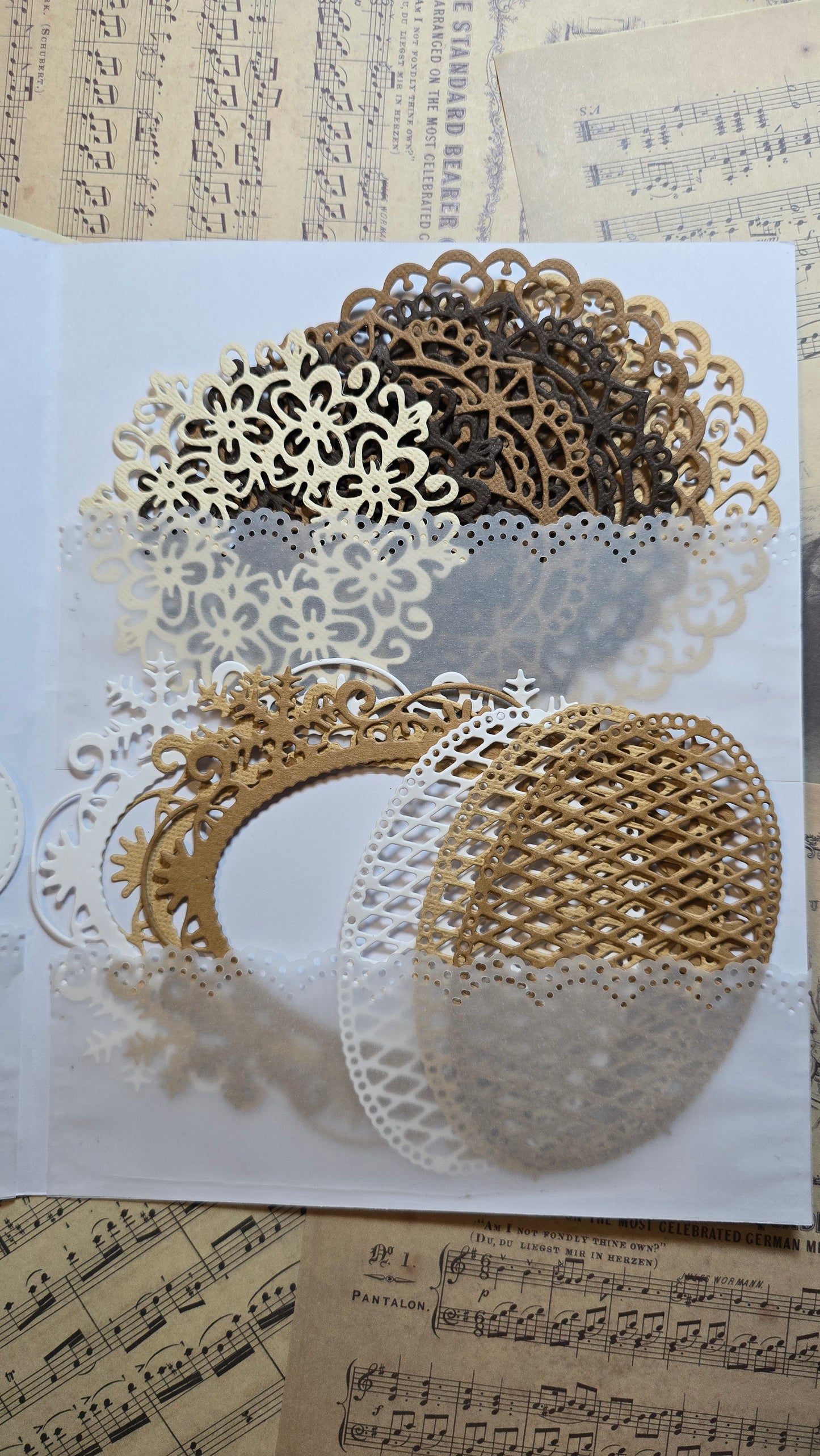 Lot of Die cuts from texture carton paper 216g High quality forJournaling| Scrapbooking | crafts | Hand Arts •