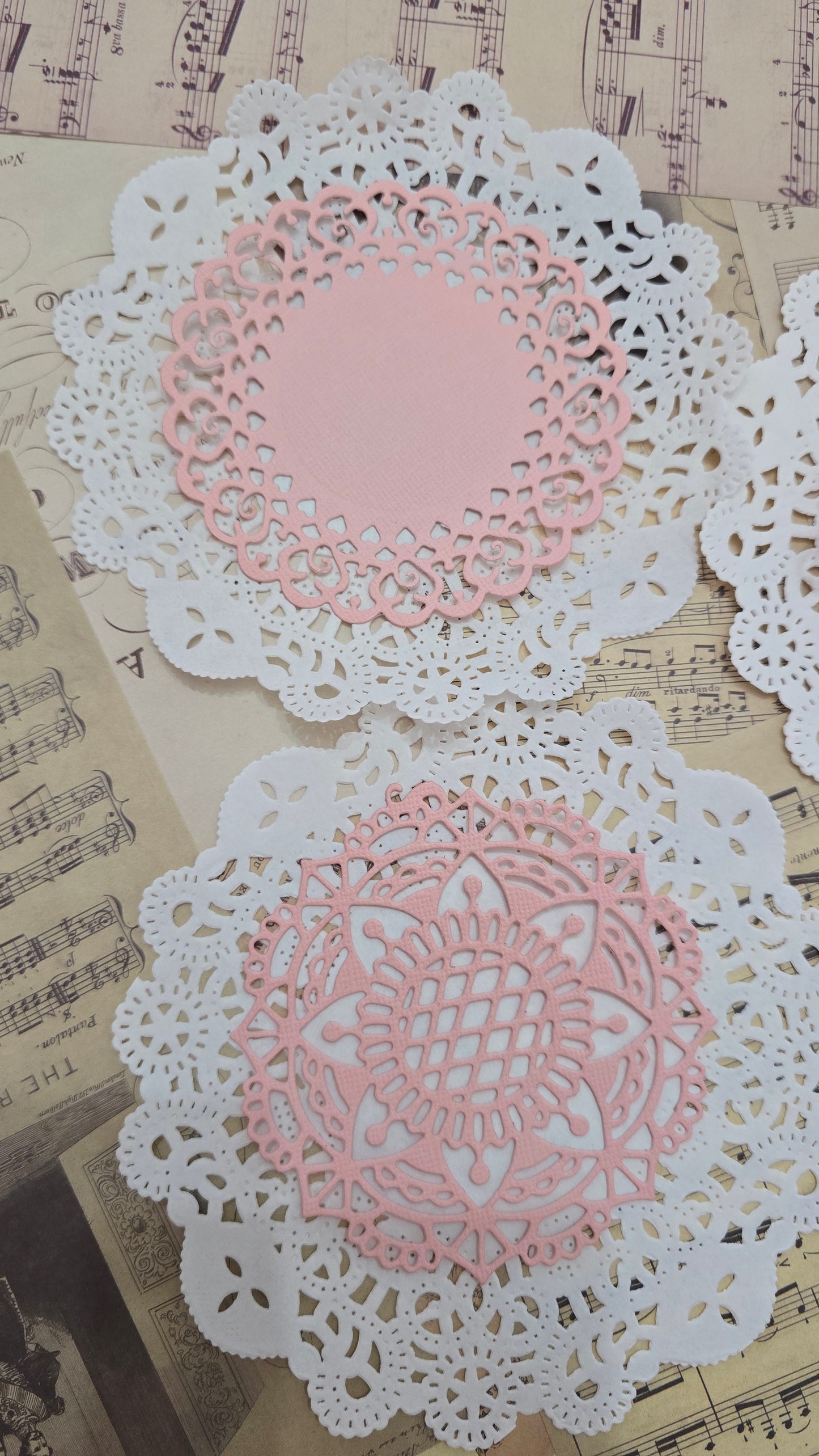 Folio of Die cuts Texture carton Paper 216g High Quality ,Pastel quit colors for journaling | Scrapbooking | crafts | Hand Arts ••