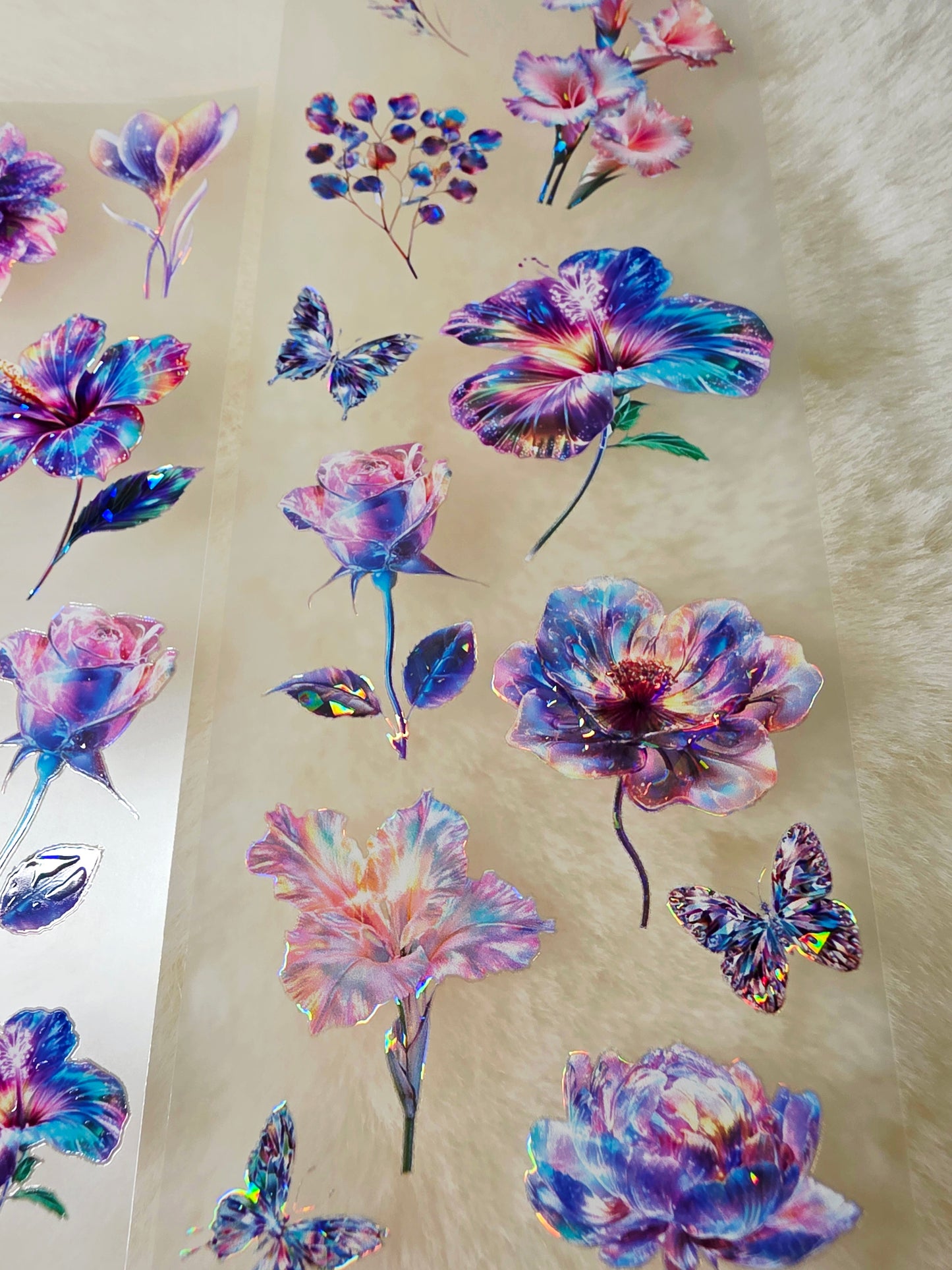 My DESIGN My DESIGN TAPE pour journal, scrapbooking, travaux manuels, boucle d'art à la main 100 cm*7 cm Crystal Flowers