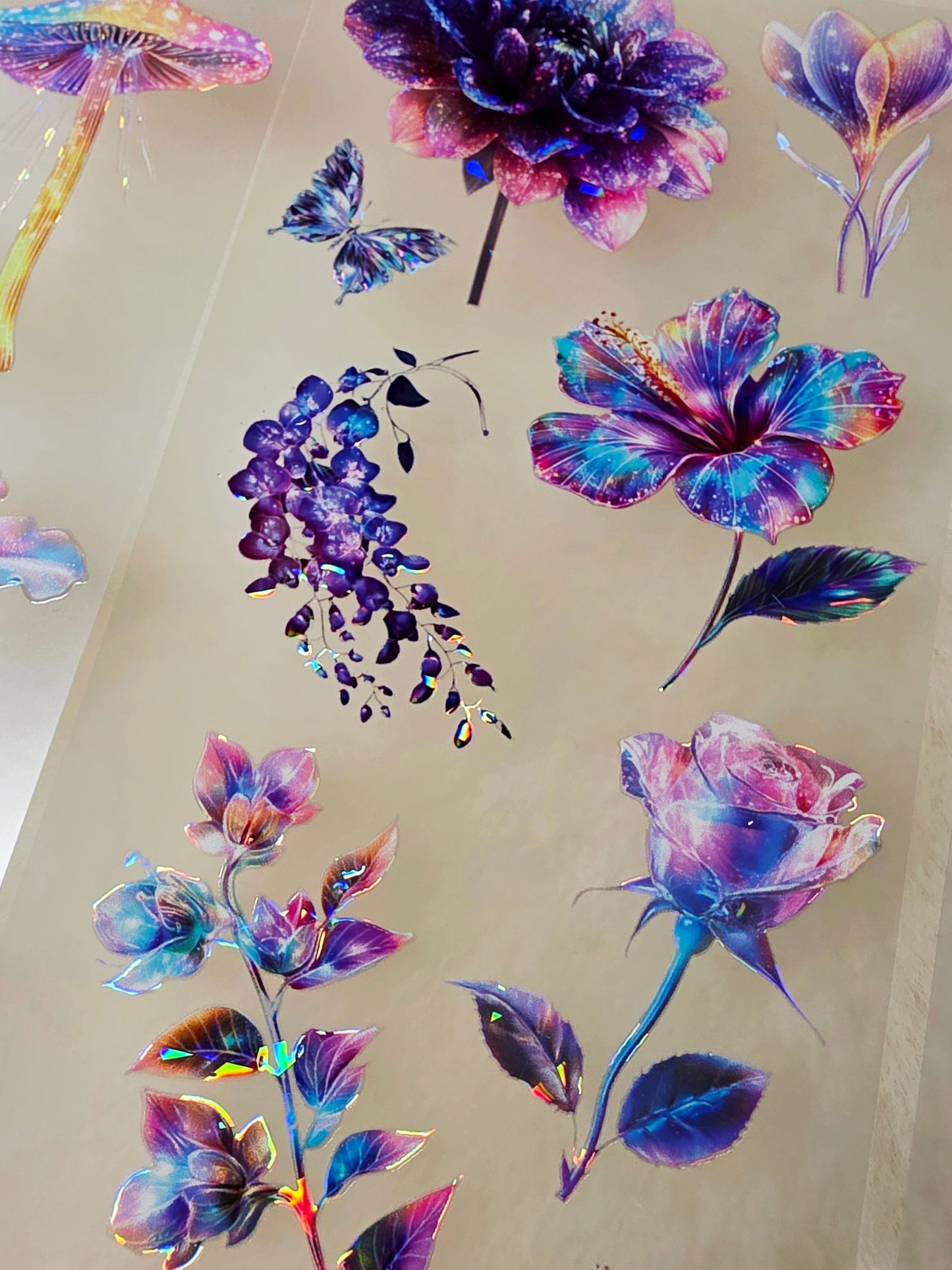 My DESIGN My DESIGN TAPE pour journal, scrapbooking, travaux manuels, boucle d'art à la main 100 cm*7 cm Crystal Flowers