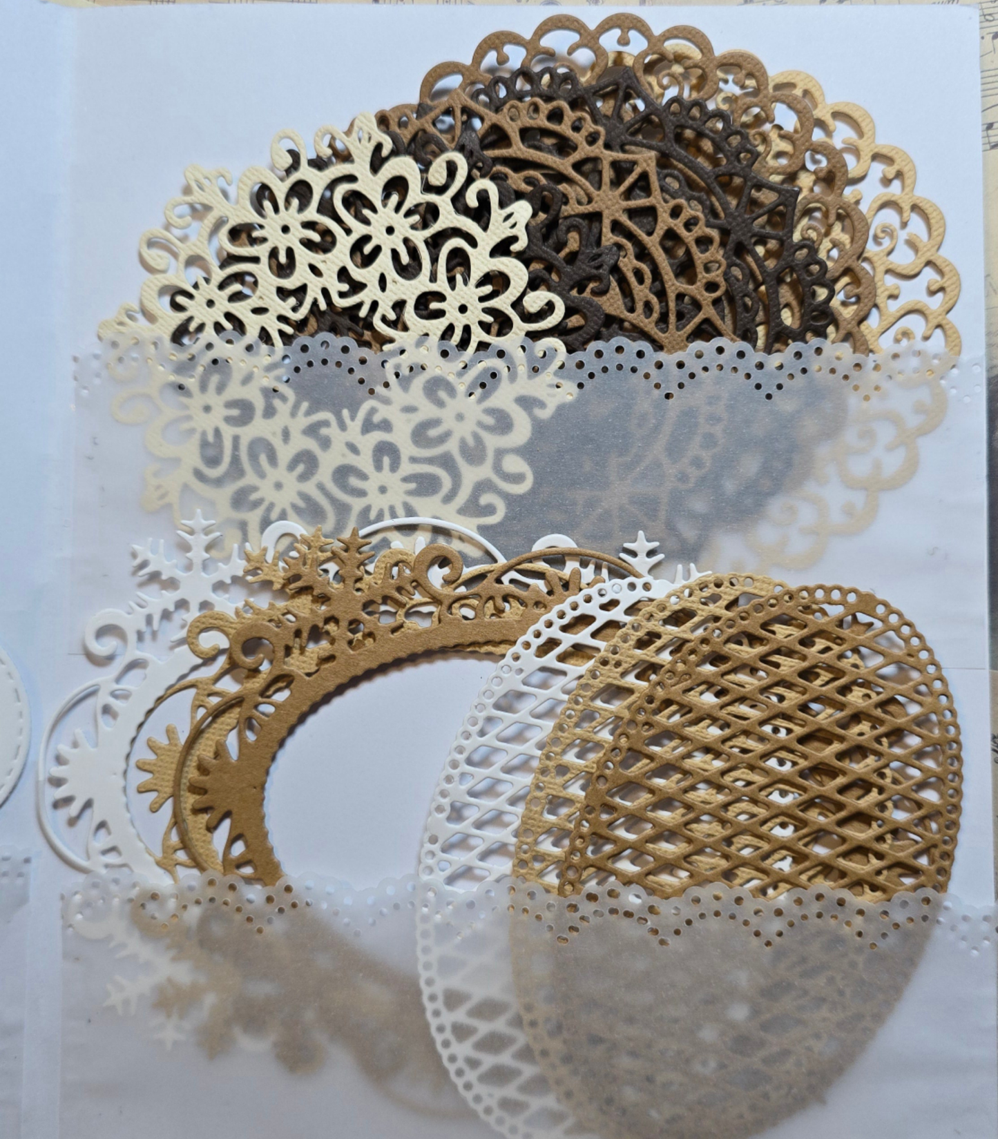 Lot of Die cuts from texture carton paper 216g High quality forJournaling| Scrapbooking | crafts | Hand Arts •