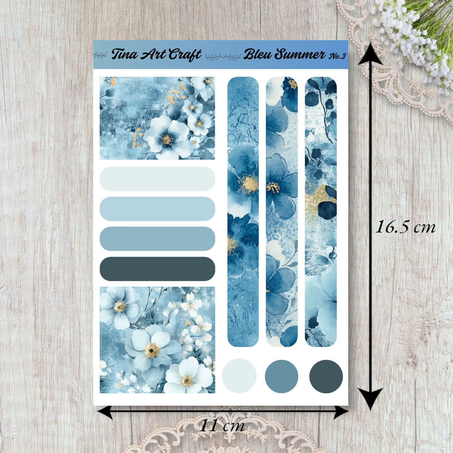 Elegant sticker set inspired by the sea, featuring pastel tones, dreamy girls, and coastal elements – ideal for journaling, scrapbooking.