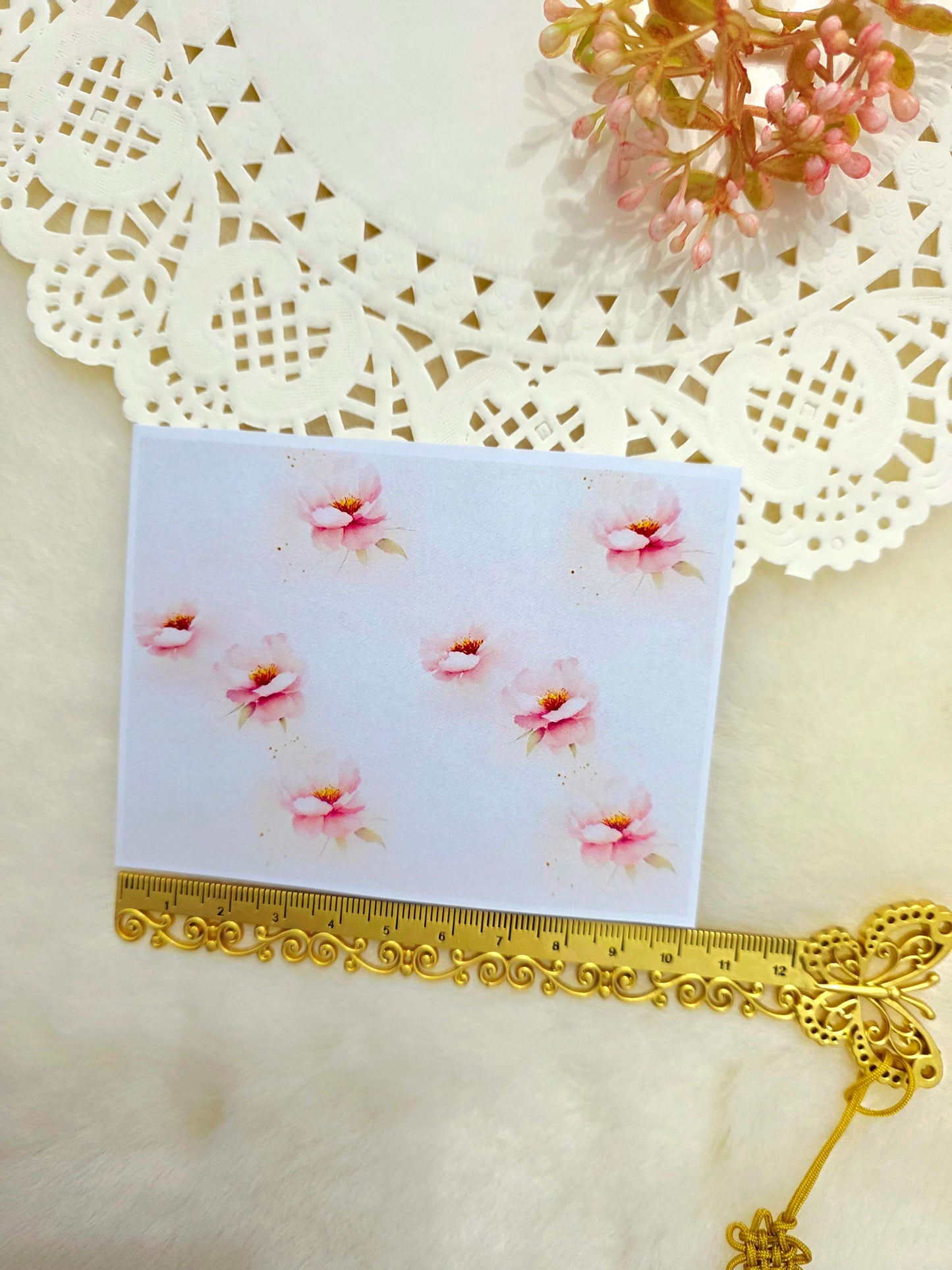 Set of 8 Beautiful Floral Background Papers – Perfect for Journaling, Scrapbooking, and Crafts