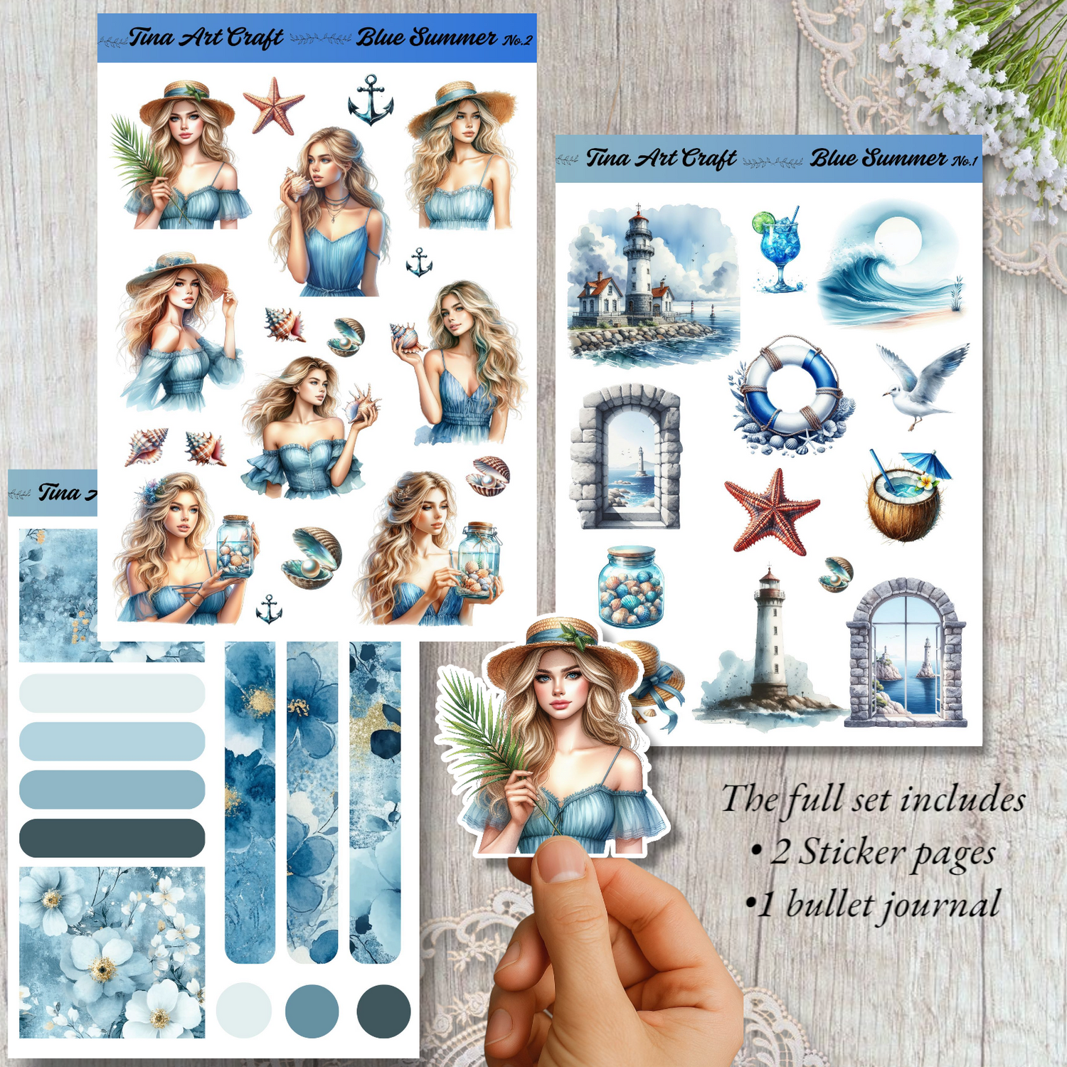 Sticker Sheets - Pre cut