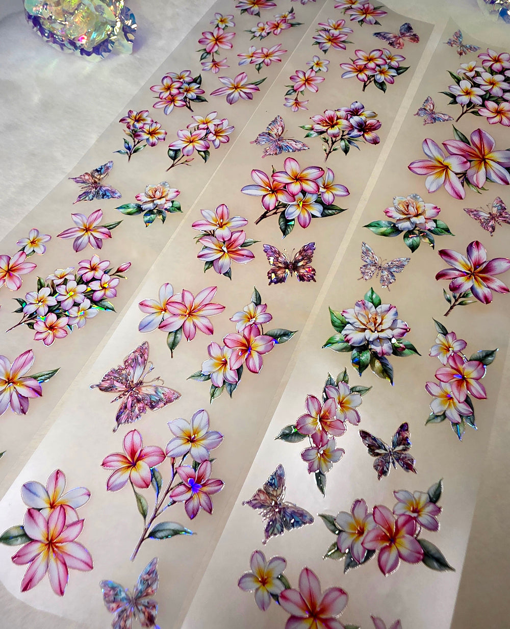 My DESIGN My DESIGN TAPE pour journal, scrapbooking, travaux manuels, boucle d'art à la main 100 cm*7 cm  Summer Shining Flowers