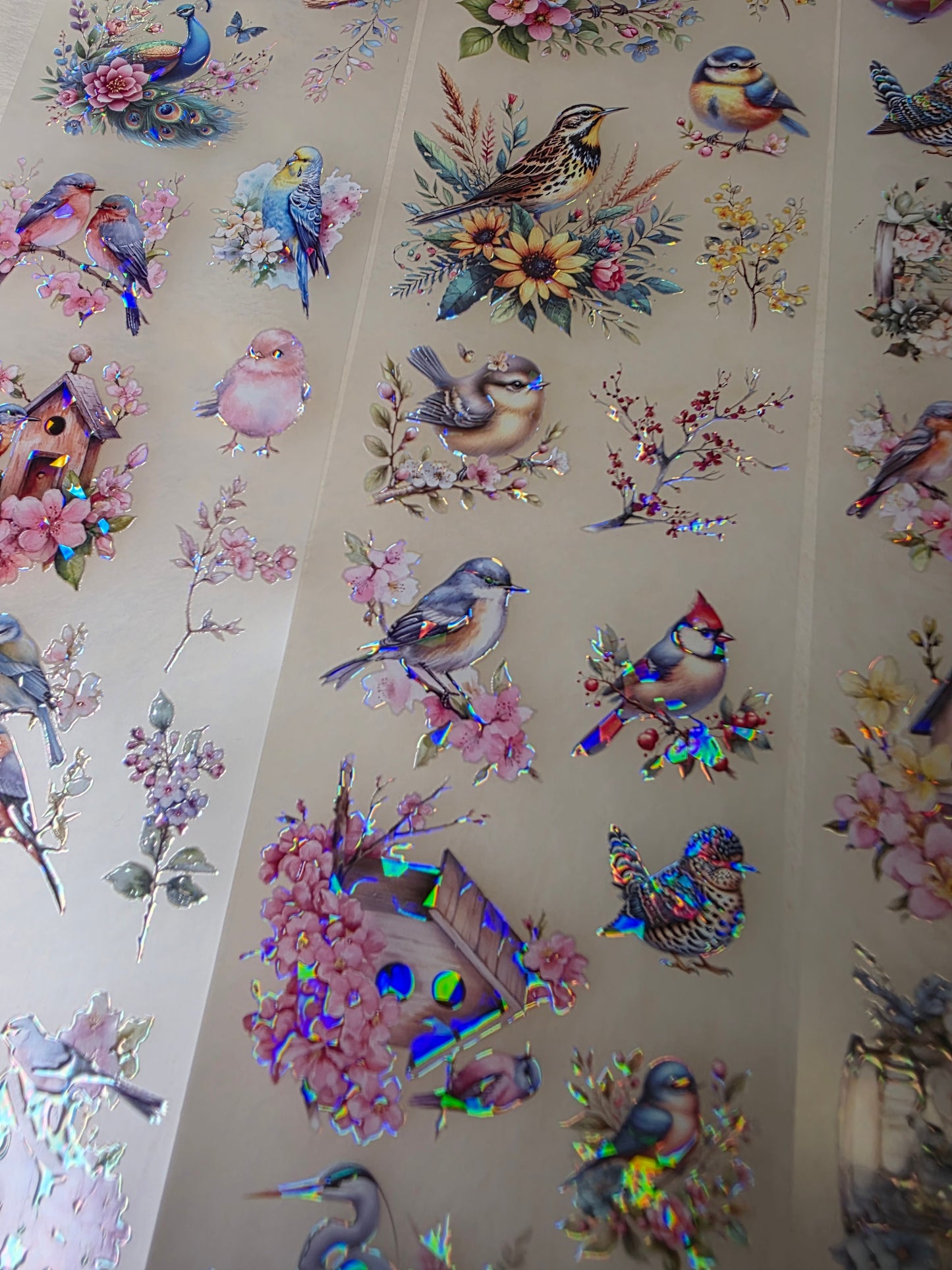 My DESIGN My DESIGN TAPE pour journal, scrapbooking, travaux manuels, boucle d'art à la main 100 cm*7 cm  shining Birds