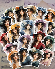 Lot de 20 ou 10 belles femmes vintage à tenir dans un journal | Scrapbooking | Artisanat | Arts de la main•