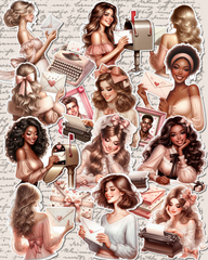 Romantic vintage vibes in every sticker — perfect for journaling| Scrapbooking | Crafts| Hand Arts •
