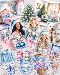 Christmas at Home cozy pastel sticker set — perfect for journaling| Scrapbooking | Crafts| HandArts •