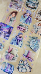 My DESIGN My DESIGN TAPE pour journal, scrapbooking, travaux manuels, boucle d'art à la main 100 cm*7 cm Northern Lights