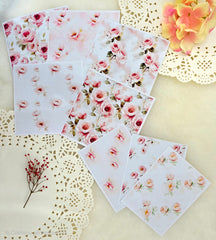 Set of 8 Beautiful Floral Background Papers – Perfect for Journaling, Scrapbooking, and Crafts